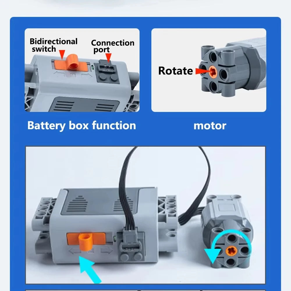 Kit STEM 9686 compatible Lego motor modelos