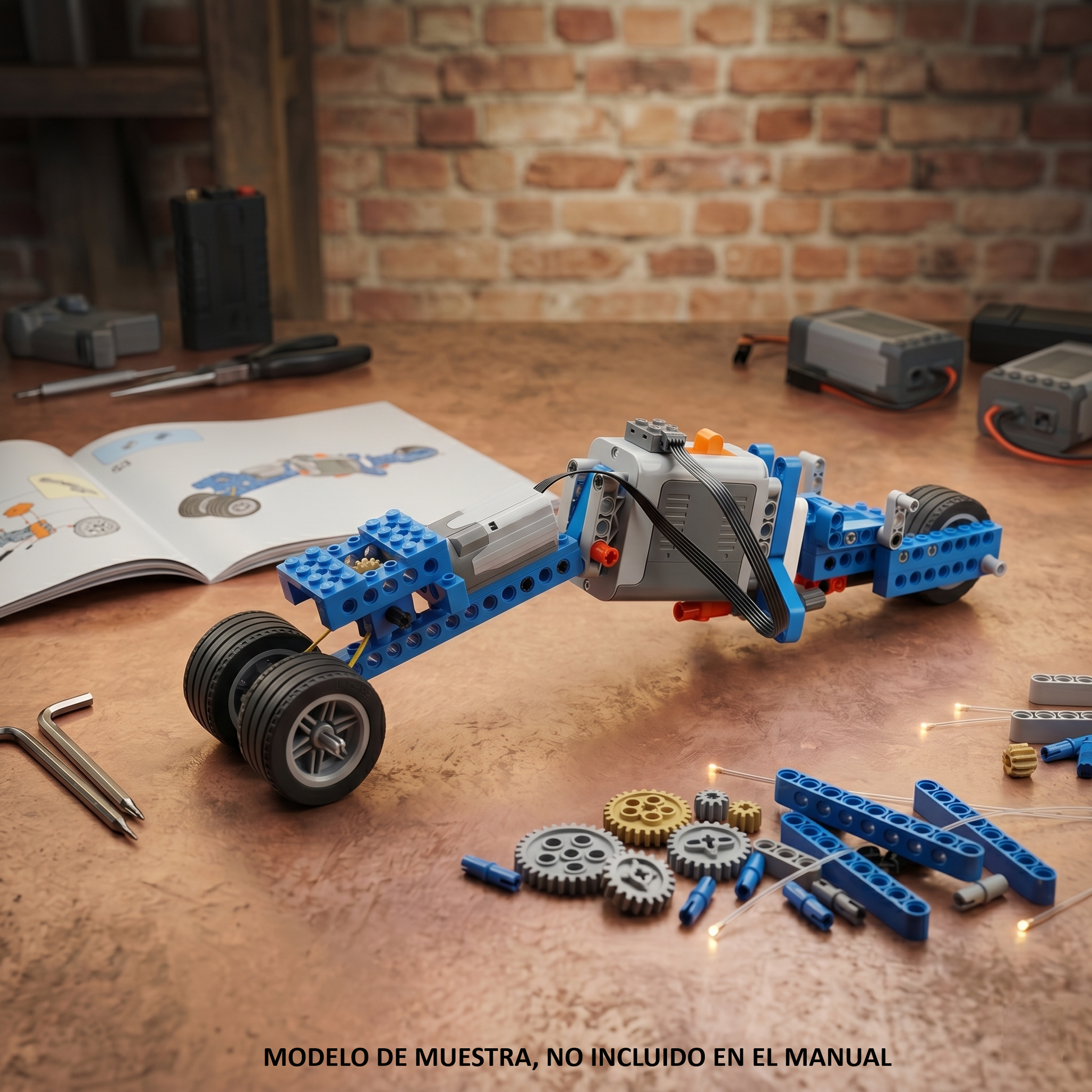 Kit STEM 9686 compatible Lego motor modelos batimoto