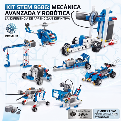 Kit STEM 9686 compatible Lego motor modelos